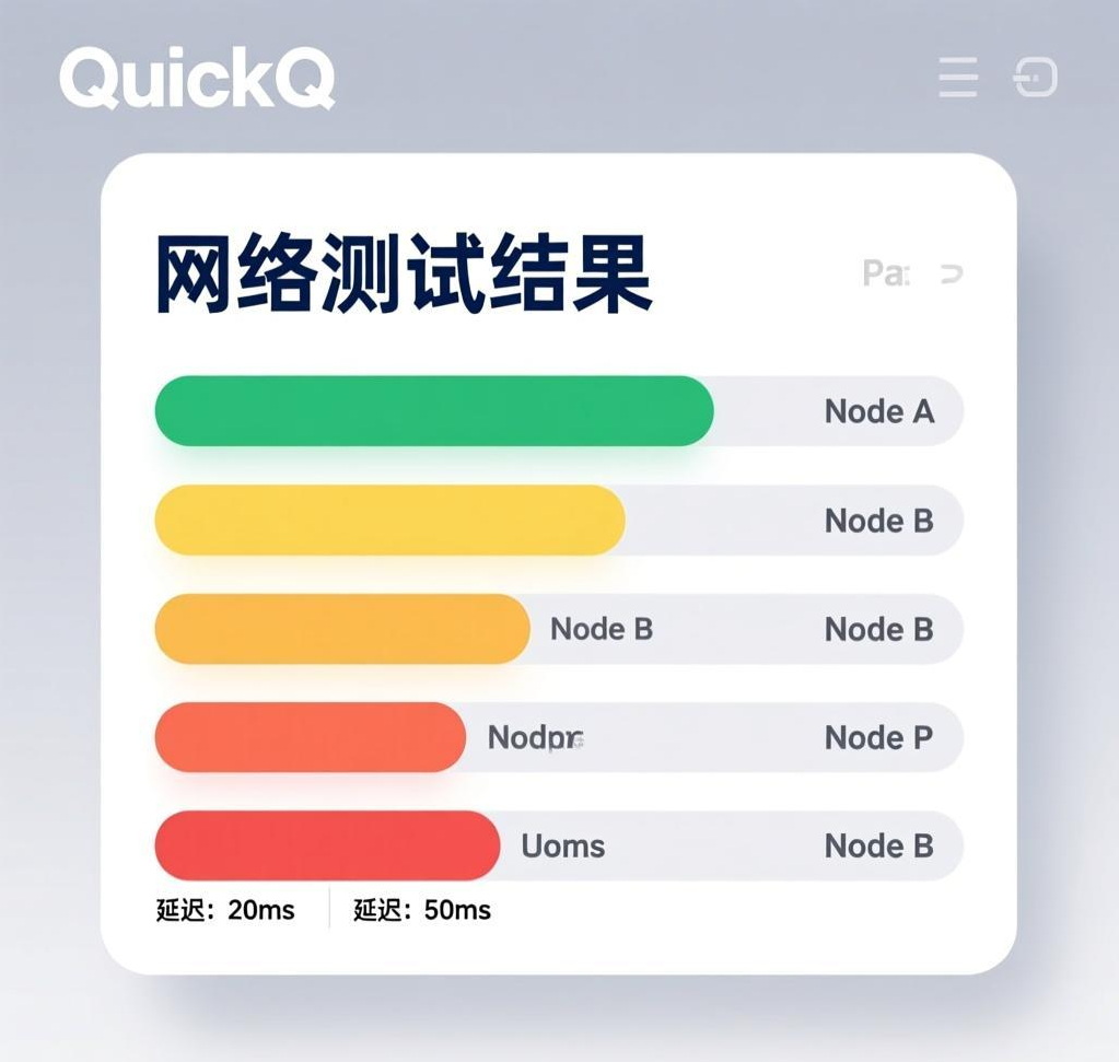 QuickQ VPN的“网络测试”功能怎么用
