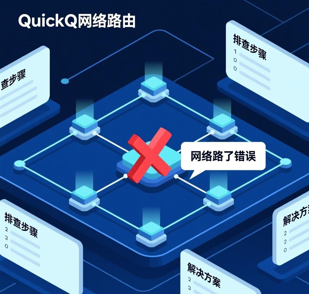 如何排查QuickQ VPN的“网络路由错误”