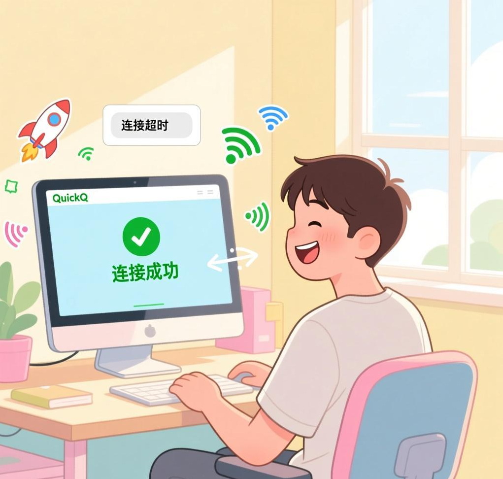 如何解决QuickQ VPN“连接超时”问题